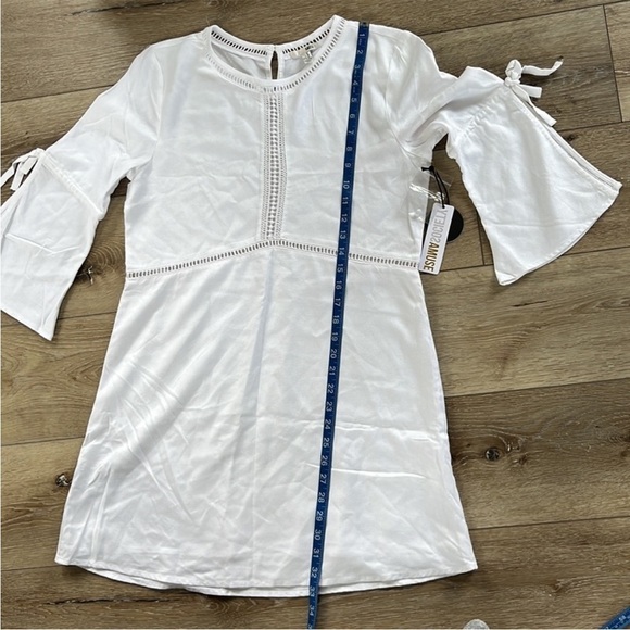 Amuse Society On the Go White Sheath Dress New - Picture 15 of 15